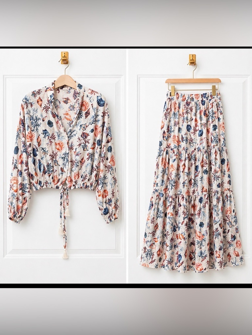 Cara Cara New York Melanie skirt top set sz small